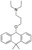 [3-(10,10-DIMETHYL-9,10-DIHYDRO-ANTHRACEN-9-YLOXY)-PROPYL]-DIETHYL-AMINE Struktur