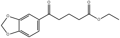 ETHYL 5-[3,4-(METHYLENEDIOXY)PHENYL]-5-OXOVALERATE Struktur