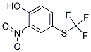 2-NITRO-4-TRIFLUOROMETHYLSULFANYL-PHENOL Struktur