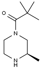 (R)-2-METHYL-4-TERT-BUTYL CARBONYLPIPERAZINE Struktur