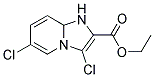 ETHYL 3,6-DICHLORO-1,8A-DIHYDROIMIDAZO[1,2-A]PYRIDINE-2-CARBOXYLATE Struktur