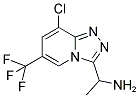 1-[8-CHLORO-6-(TRIFLUOROMETHYL)[1,2,4]TRIAZOLO[4,3-A]PYRIDIN-3-YL]ETHANAMINE Struktur