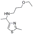 (3-ETHOXY-PROPYL)-[1-(2-METHYL-THIAZOL-4-YL)-ETHYL]-AMINE Struktur