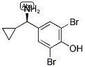 4-((1R)AMINOCYCLOPROPYLMETHYL)-2,6-DIBROMOPHENOL Struktur