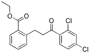 3-(2-CARBOETHOXYPHENYL)-2',4'-DICHLOROPROPIOPHENONE Struktur