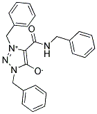 1,3-DIBENZYL-5-[(BENZYLAMINO)CARBONYL]-3H-1,2,3-TRIAZOL-1-IUM-4-OLATE Struktur