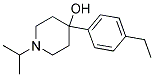 4-(4-ETHYLPHENYL)-4-HYDROXY-1-ISOPROPYLPIPERIDINE Struktur