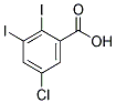 5-CHLORO-2,3-DIIODOBENZOIC ACID Struktur