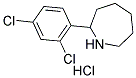 2-(2,4-DICHLOROPHENYL)AZEPANE HYDROCHLORIDE Struktur