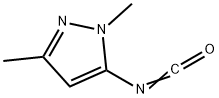 5-ISOCYANATO-1,3-DIMETHYL-1H-PYRAZOLE Struktur