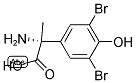 (2R)-2-AMINO-2-(3,5-DIBROMO-4-HYDROXYPHENYL)PROPANOIC ACID Struktur