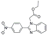 [2-(4-NITRO-PHENYL)-BENZOIMIDAZOL-1-YL]-ACETIC ACID ETHYL ESTER Struktur