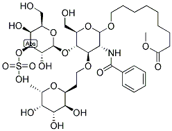 3'-SULFO-ETHYLENEFUCOSE-LEWIS X-1-OGR Struktur