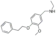 N-(3-METHOXY-4-(2-PHENYLETHOXY)BENZYL)ETHANAMINE Struktur