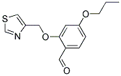 4-PROPOXY-2-(1,3-THIAZOL-4-YLMETHOXY)BENZALDEHYDE Struktur