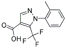 5-(TRIFLUOROMETHYL)-1-O-TOLYL-1H-PYRAZOLE-4-CARBOXYLIC ACID Struktur