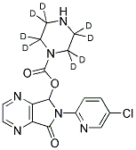 N-DESMETHYL ZOPICLONE-D8 Struktur