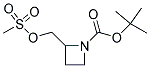 1-BOC-2-METHANESULFONYLOXYMETHYL-AZETIDINE Struktur