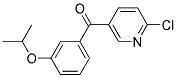 2-CHLORO-5-(3-ISOPROPOXYBENZOYL)PYRIDINE Struktur