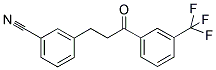 3-(3-CYANOPHENYL)-3'-TRIFLUOROMETHYLPROPIOPHENONE Struktur