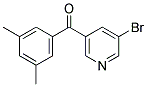 3-BROMO-5-(3,5-DIMETHYLBENZOYL)PYRIDINE Struktur