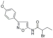 2-BROMO-N-(3-(4-METHOXYPHENYL)ISOXAZOL-5-YL)BUTANAMIDE Struktur