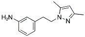 3-[2-(3,5-DIMETHYL-1H-PYRAZOL-1-YL)ETHYL]ANILINE Struktur