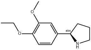 4-((2R)PYRROLIDIN-2-YL)-1-ETHOXY-2-METHOXYBENZENE Struktur