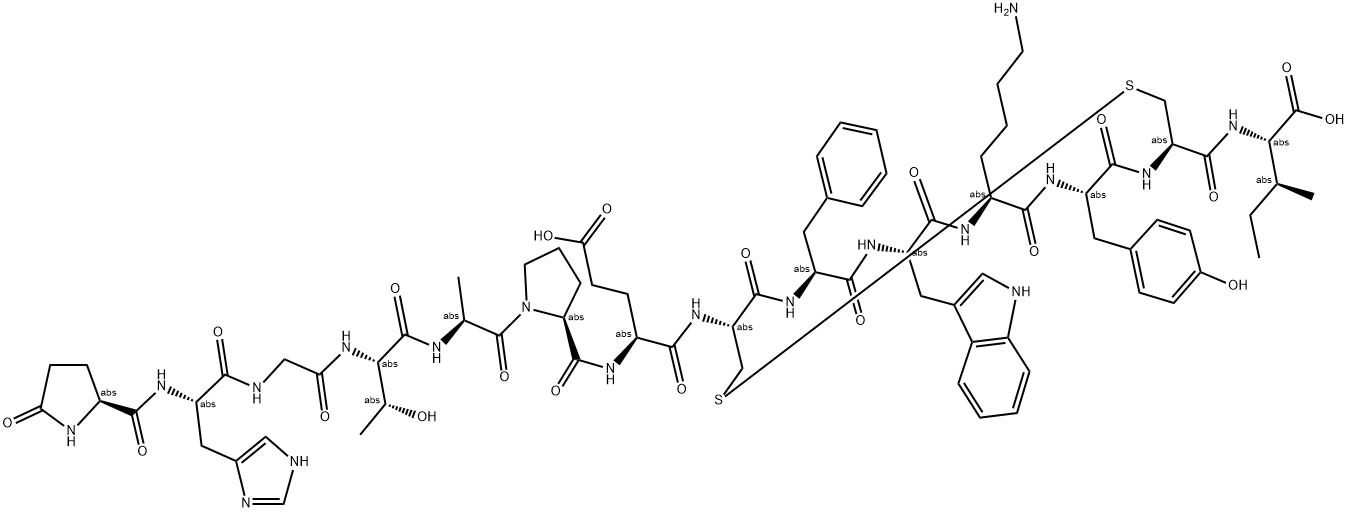 UROTENSIN II, RAT Struktur