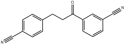 3'-CYANO-3-(4-CYANOPHENYL)PROPIOPHENONE Struktur