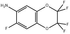 6-AMINO-2,2,3,3,7-PENTAFLUORO-1,4-BENZODIOXENE Struktur