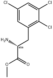 METHYL (2R)-2-AMINO-3-(2,3,5-TRICHLOROPHENYL)PROPANOATE Struktur