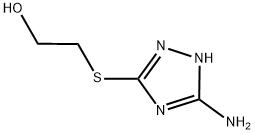 2-[(5-AMINO-1H-1,2,4-TRIAZOL-3-YL)THIO]ETHANOL Struktur