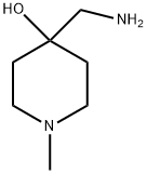 4-AMINOMETHYL-1-METHYL-PIPERIDIN-4-OL Struktur