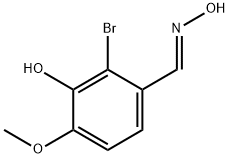 2-BROMO-3-HYDROXY-4-METHOXYBENZALDEHYDE OXIME Struktur