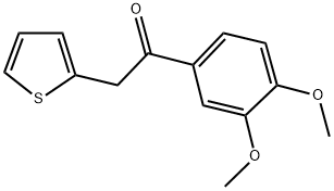 3',4'-DIMETHOXY-2-THIENYLACETOPHENONE Struktur