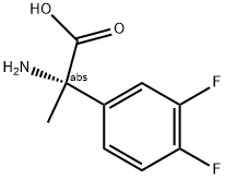 (2S)-2-AMINO-2-(3,4-DIFLUOROPHENYL)PROPANOIC ACID Struktur