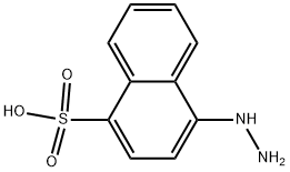 4-HYDRAZINO-1-NAPHTHALENESULFONIC ACID Struktur