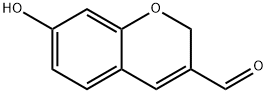 7-HYDROXY-2H-CHROMENE-3-CARBALDEHYDE Struktur