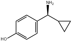 4-((1S)AMINOCYCLOPROPYLMETHYL)PHENOL Struktur