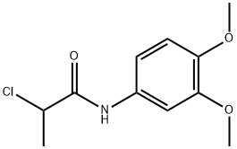 2-CHLORO-N-(3,4-DIMETHOXYPHENYL)PROPANAMIDE Struktur