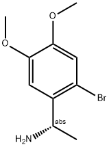 (1S)-1-(2-BROMO-4,5-DIMETHOXYPHENYL)ETHYLAMINE Struktur