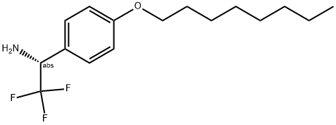 (1R)-2,2,2-TRIFLUORO-1-(4-OCTYLOXYPHENYL)ETHYLAMINE Struktur