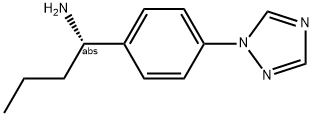 (1S)-1-(4-(1,2,4-TRIAZOLYL)PHENYL)BUTYLAMINE Struktur