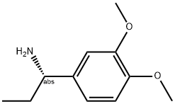 (1S)-1-(3,4-DIMETHOXYPHENYL)PROPYLAMINE Struktur