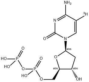 2'-DEOXYCYTIDINE 5'-DIPHOSPHATE, [3H]- Struktur