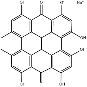 HYPERICIN SODIUM SALT Struktur