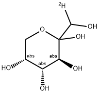 D-[1-2H]FRUCTOSE Struktur