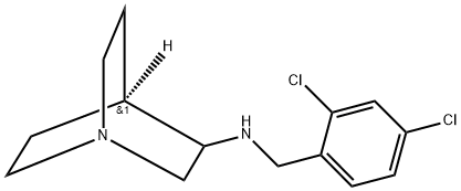 N-(2,4-DICHLOROBENZYL)QUINUCLIDIN-3-AMINE Struktur