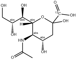 N-ACETYL-D-[1-13C]NEURAMINIC ACID Struktur